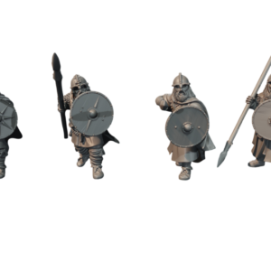 Hengstland Warriors with Spears - 4x