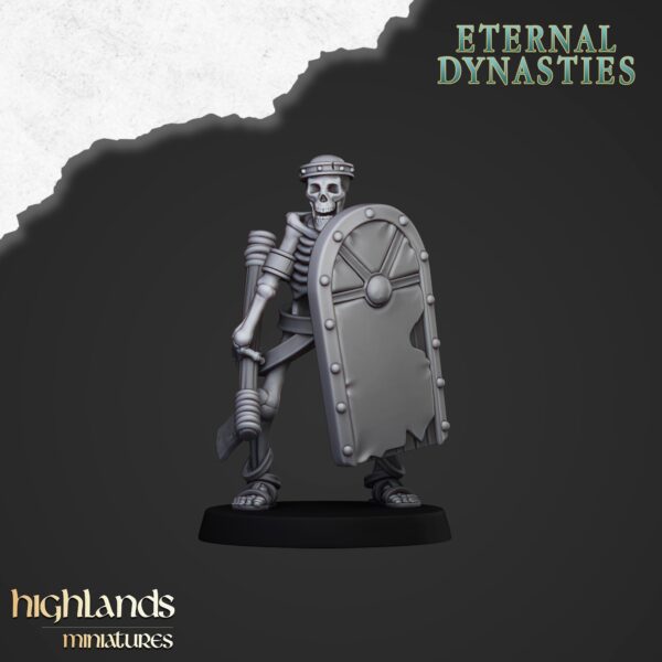 Ancient Skeletons with Hand Weapons - x10