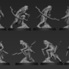 Forest Scout Elves - Zwiadowcy Leśnych Elfów - 6 Póz - Davale Games