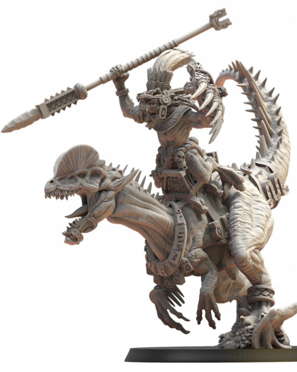 Ezocamtl General On Dilophosaurus - Lost Kingdom
