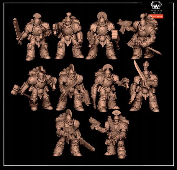 Blitz Guard of Terra Team3 x 10 - Minifaktura GGW