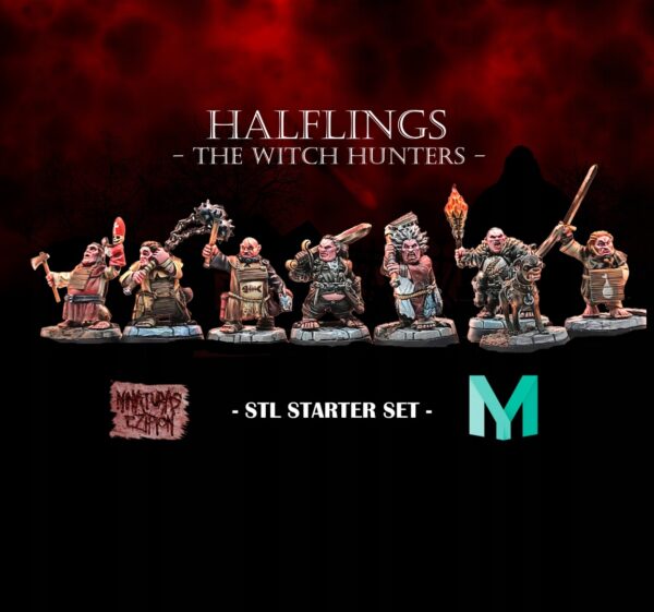 Little Witch Hunters - STARTER SET - Minifaktura - Druk 3D