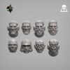 Assorted Heads Set x8 - Reptilian Overlords