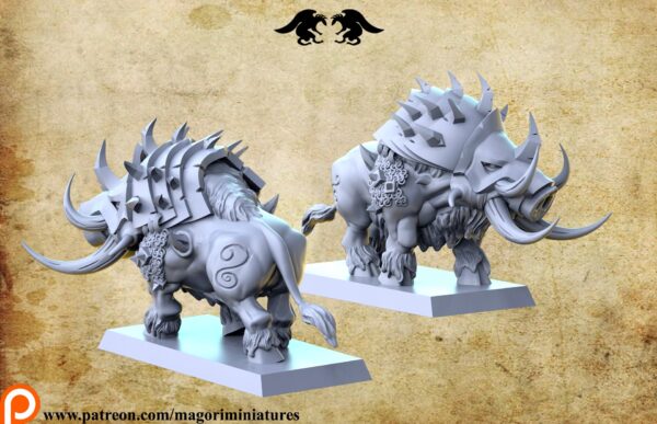 Dire Boar - Magori Miniatures - Druk 3D