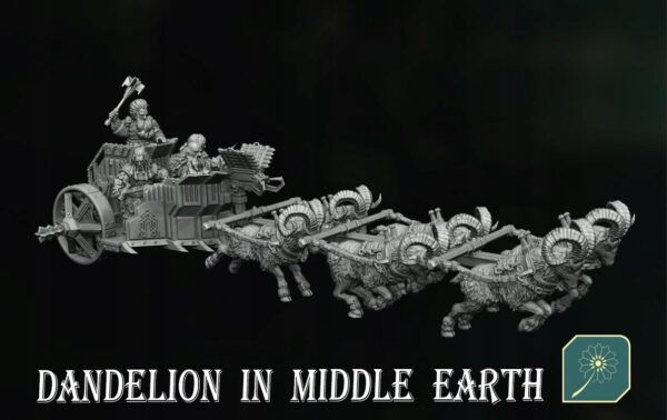 Dwarfs Ram Epic Chariot - DIME - Minifaktura