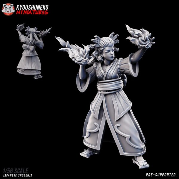 acc481a45d720168773360369d417d6a.jpg Japanese Shugenja - Kyoushuneko Miniatures