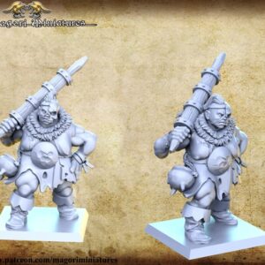 Ogre Woman - Magori Miniatures - Druk 3D
