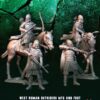 West Human Outriders Mounted - x2