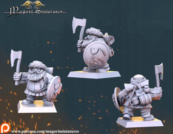 Dwarven Treasure Hunters - Magori Miniatures
