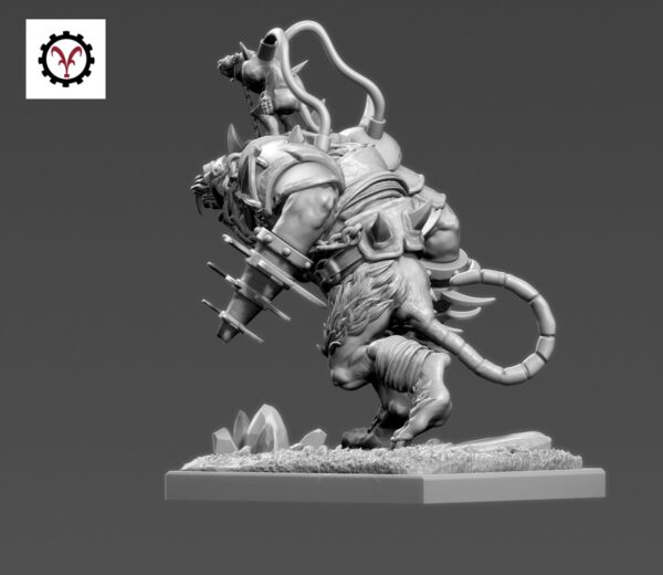 Rat Ogre Grinder - Vinciminiatures - Druk 3D
