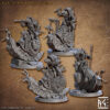 Giant Snails Riders - x4