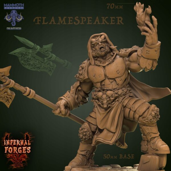 Eeürön Flamespeaker - Mammoth Factory - Druk 3D