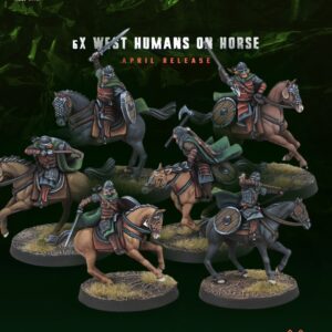 West Humans on Horse - x5