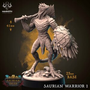 Saurian Warrior 1 - Mammoth Factory - Minifaktura