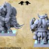 Orc Dire Boar Rider x4 Magori Miniatures