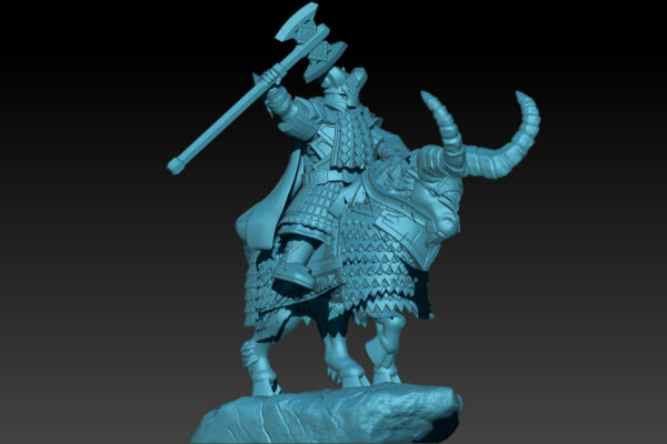 Dwarf King Mounted