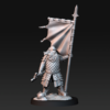 Silver Goat Dwarves: Banner on Foot