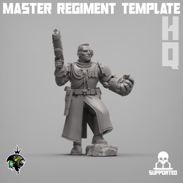 Master Regiment Template HQ Expansion - 8 szt.