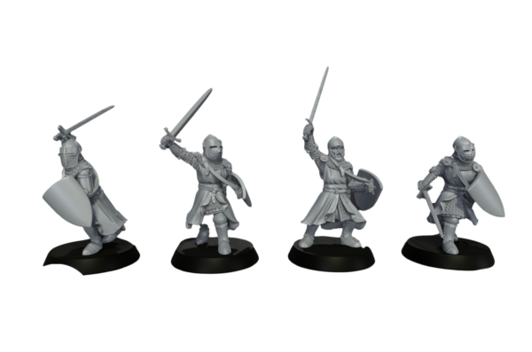 b3e06ae07d894de2847fff42a8405709.png 14th Century knights on foot (early) - XIVw. Piesi Rycerze - Zestaw x4