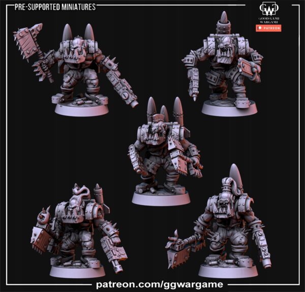 Rocket Boyz x5 - GGW - Minifaktura - Druk 3D