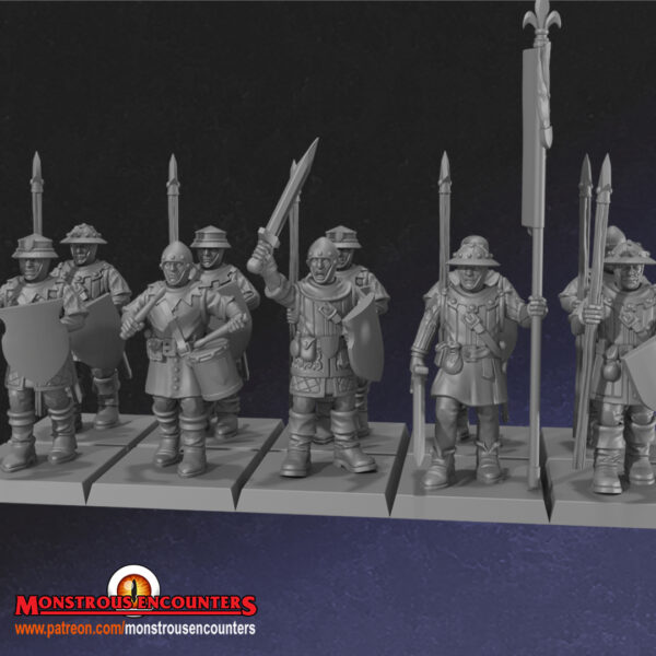 Men-at-arms Unit 10x - Monstrous Encounters