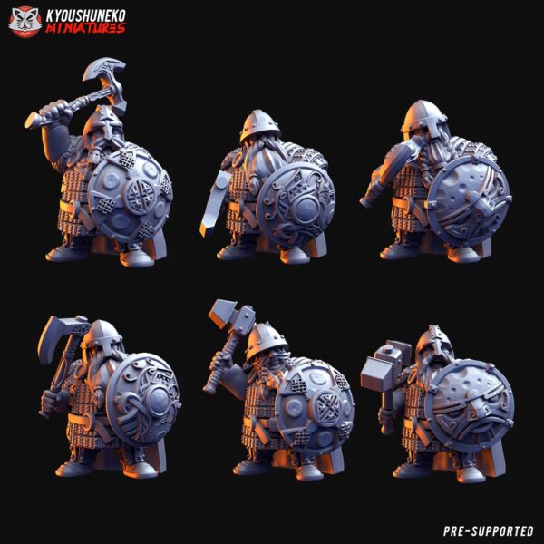 b701a01227e74d94051a790f3813b6d7.jpg Dwarf Heavy Melee Unit - Dwarven Holds - 6 szt.