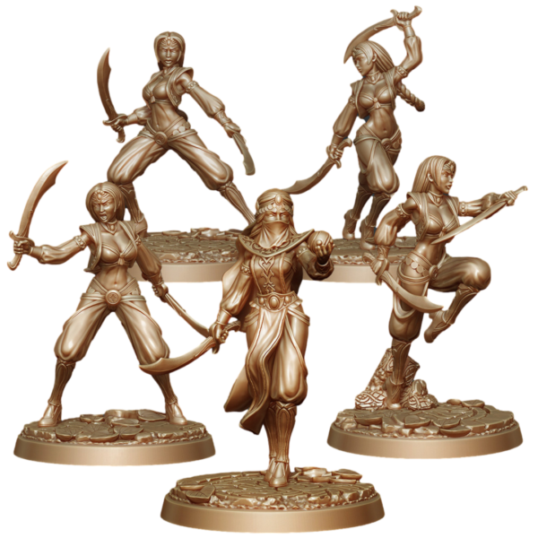 Sword Dancers and an Enchantress