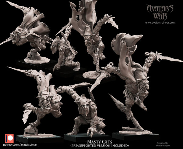 Goblin Nasty Gits - x3