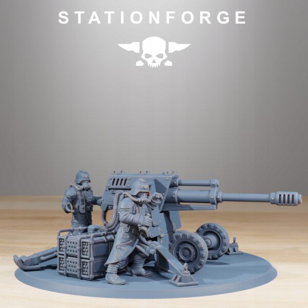 GrimGuard Battle Weapons - Station Forge - Druk 3D