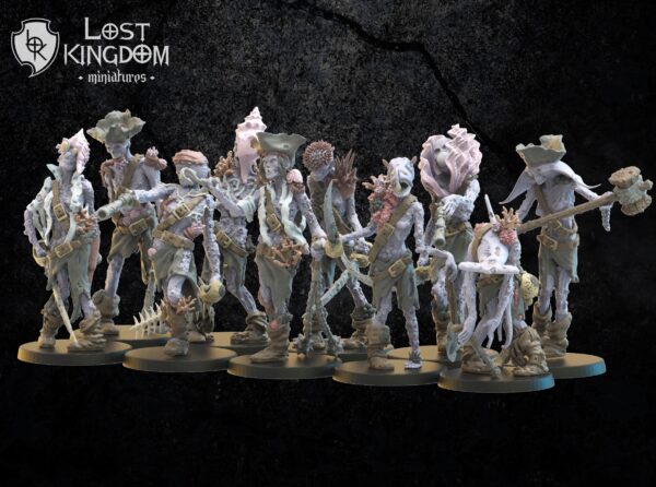 Deep Sea Zombies x10 - Druk 3D