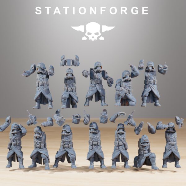 GrimGuard Battle Weapons - Station Forge - Druk 3D
