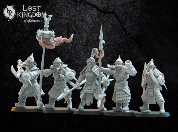 Mongobbo Spearmen on foot CMD - Lost Kingdom