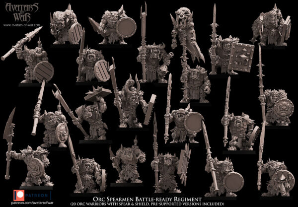 Orc Spearmen - x5