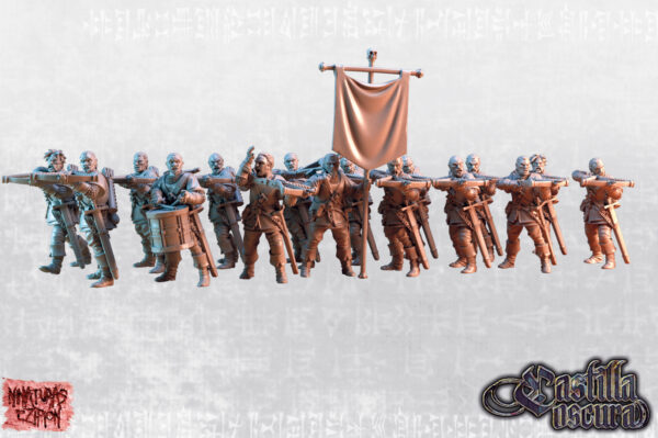 REINHARDT'S CROSSBOWMEN - Minifaktura - Druk 3D