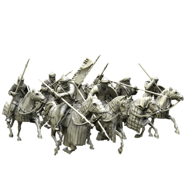 Medieval Arab Cavalry 1 - Średniowieczna Arabska Kawaleria - Zestaw x8