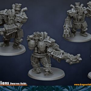 Hold Guardians Iron x3 - DL Miniatures - Druk3D