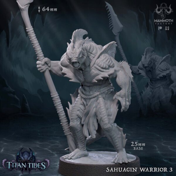 Sahuagin Warrior #3 - Mammoth Factory