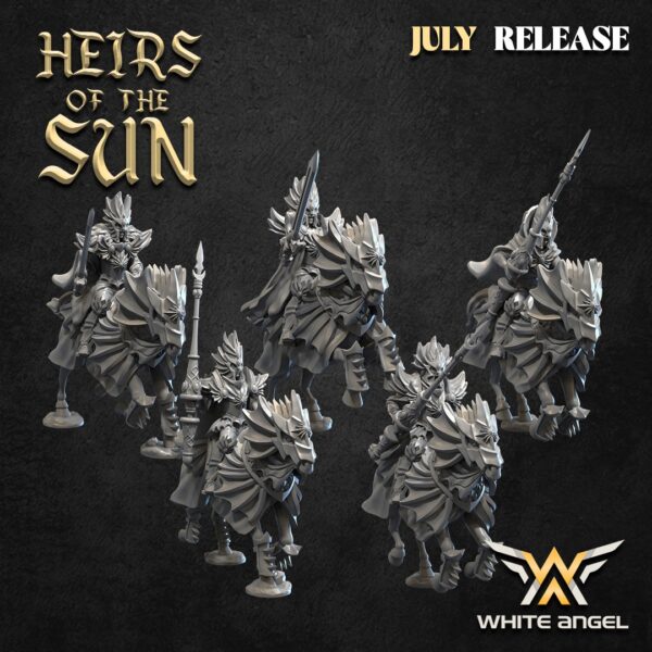 Lords of the high dragon x5 - White Angel Miniatures