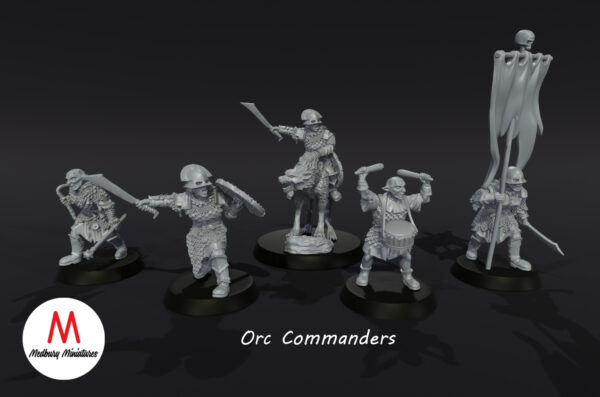 Orc Command Team - Dowódcy Orków - Zestaw x5