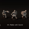 Orc Rabble with Sword and Shield - x3