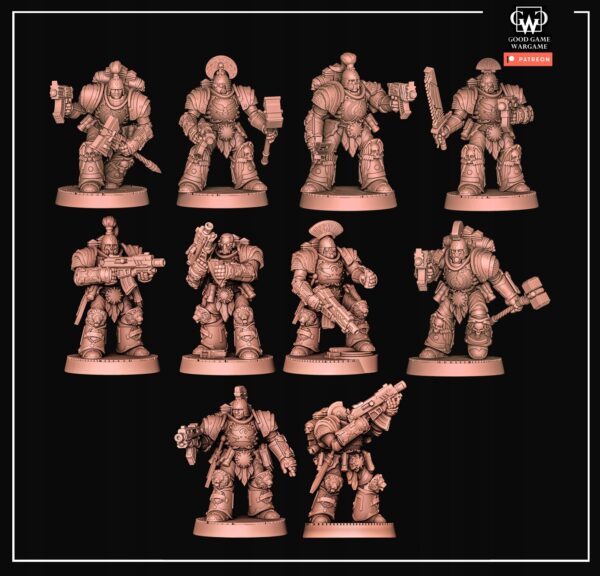 Blitz Guard of Terra Team x 10 - Minifaktura GGW