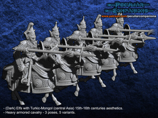 be46631725db47db0b30866913110c6b.jpg Turko-Mongol Dark Elfs Heavy Lancers - x1