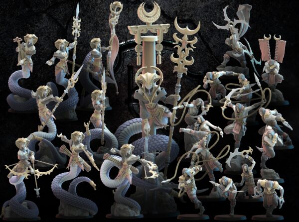 Dark Elves - Dakumun Shinobi CG - Minifaktura