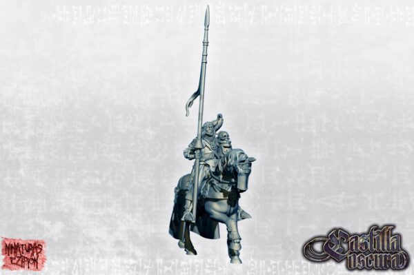 Knight of Misfortune - Mounted Version - Minifaktura - Druk 3D