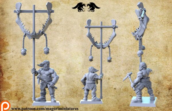 bf13695d613041ba8280c3aca55231dd.jpg Chaos Marauders x4 - Magori Miniatures - Druk 3D