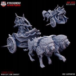 bf47717b643b61faba03d5fb4156ed26.jpg High Elf Lion Chariot - Kyoushenko Miniatures