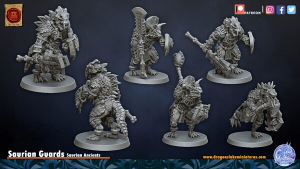 Saurian Guards x10 - DL Miniatures - Minifaktura