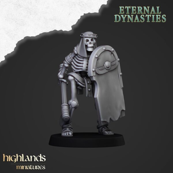 Ancient Skeletons with Hand Weapons - x10