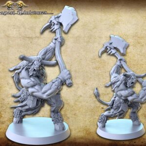 Minotaur Doomlord - Magori Miniatures - Druk 3D