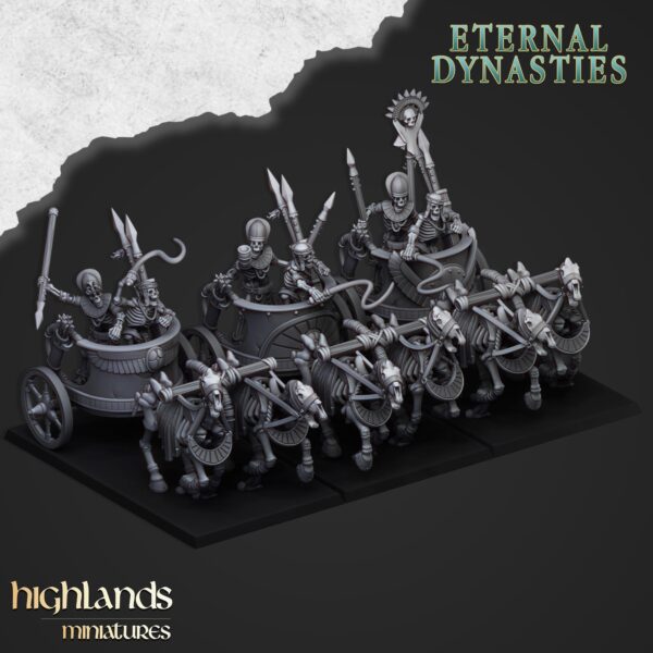 Ancient Skeketal Chariots - x3